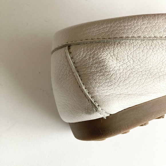 Giani Bernini GB Dailyn White Pebble Genuine Leather Loafers size 8.5 - Picture 16 of 16